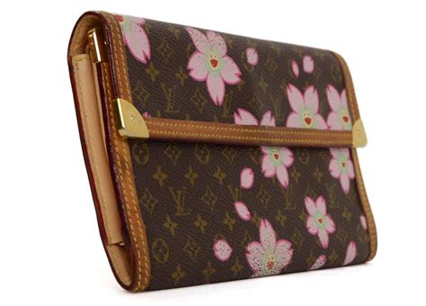 louis vuitton wallet cherry blossom|Louis Vuitton sarah wallet vintage.